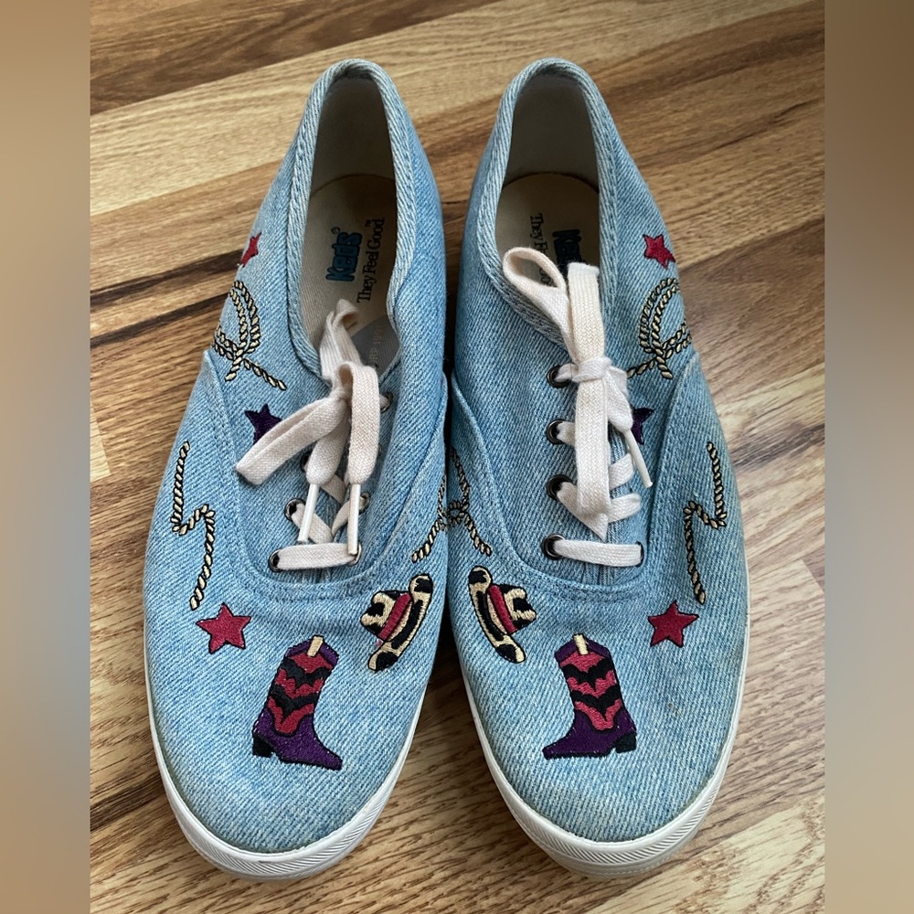 Vintage Cowgirl / Western Keds - size 8.5